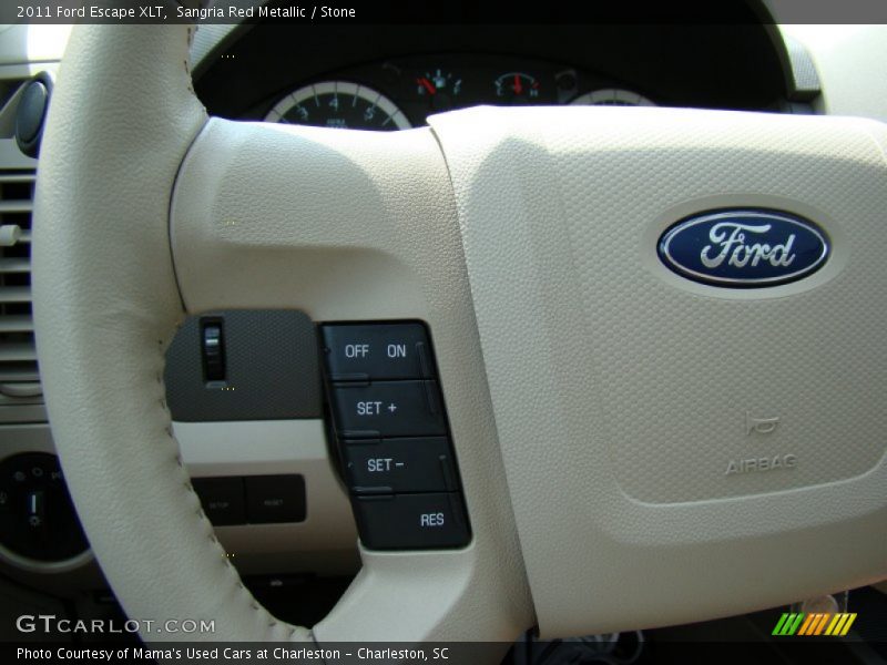 Sangria Red Metallic / Stone 2011 Ford Escape XLT