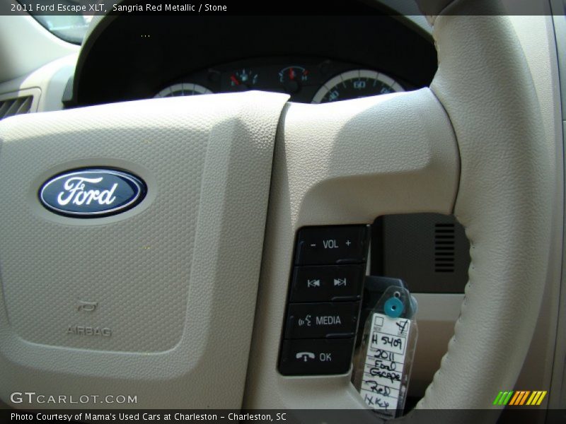 Sangria Red Metallic / Stone 2011 Ford Escape XLT