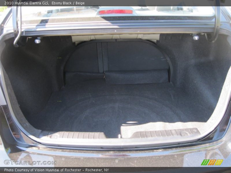 Ebony Black / Beige 2010 Hyundai Elantra GLS