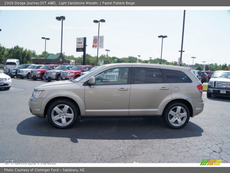Light Sandstone Metallic / Pastel Pebble Beige 2009 Dodge Journey SXT AWD