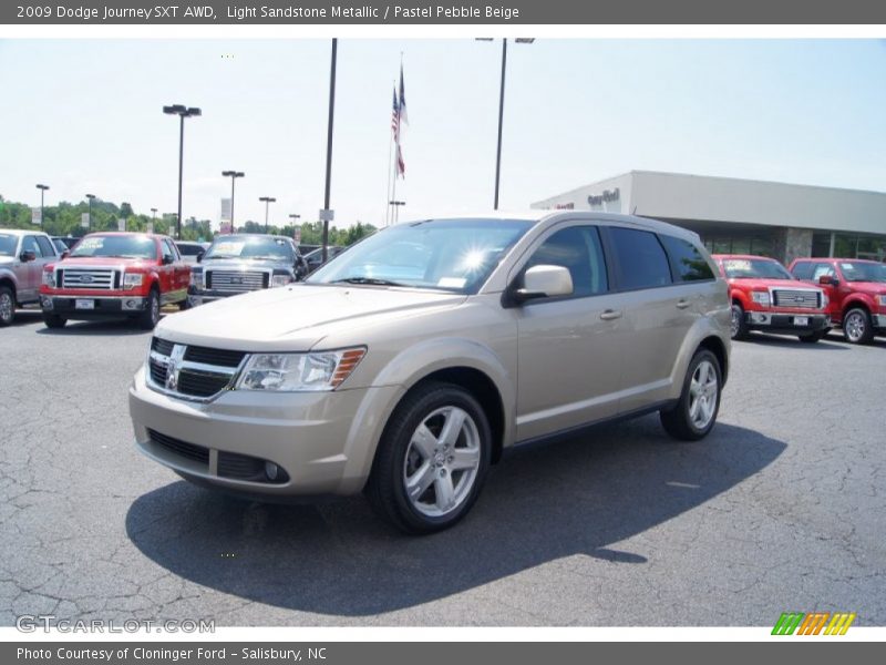 Light Sandstone Metallic / Pastel Pebble Beige 2009 Dodge Journey SXT AWD