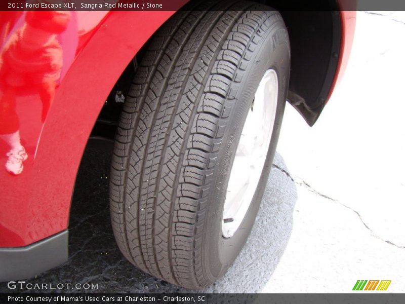 Sangria Red Metallic / Stone 2011 Ford Escape XLT