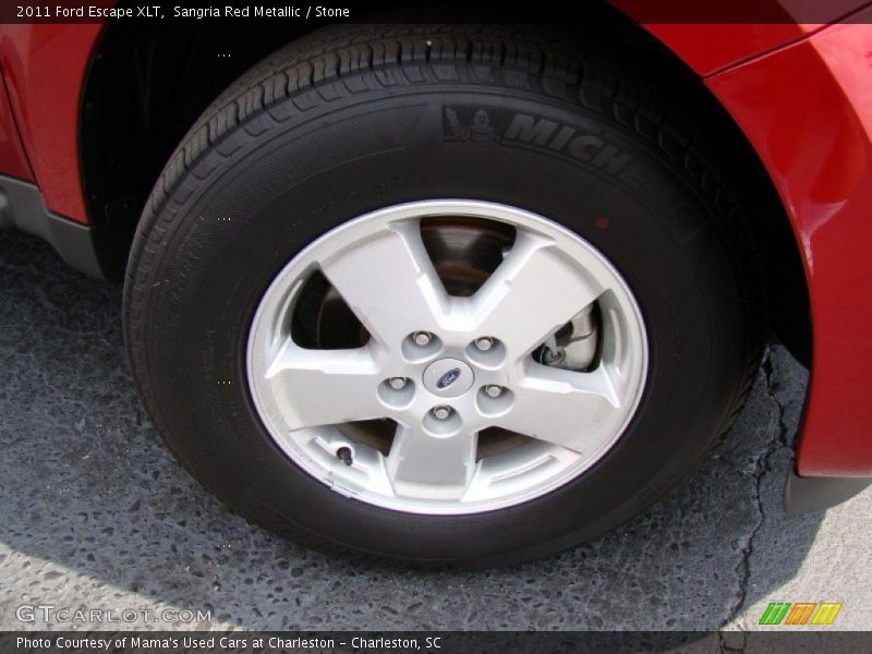 Sangria Red Metallic / Stone 2011 Ford Escape XLT