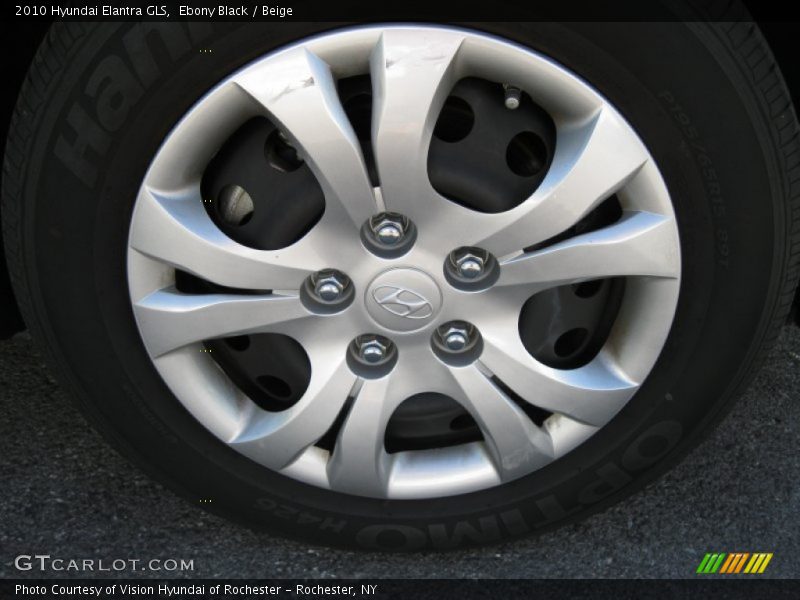 Ebony Black / Beige 2010 Hyundai Elantra GLS