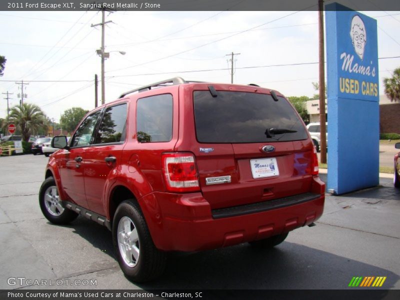 Sangria Red Metallic / Stone 2011 Ford Escape XLT
