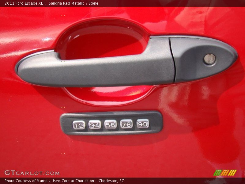 Sangria Red Metallic / Stone 2011 Ford Escape XLT