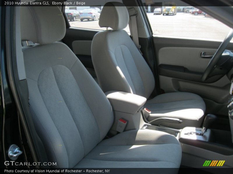 Ebony Black / Beige 2010 Hyundai Elantra GLS