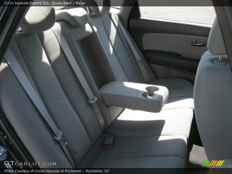 Ebony Black / Beige 2010 Hyundai Elantra GLS
