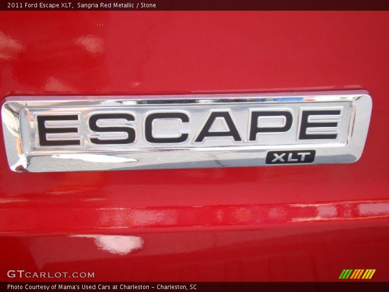 Sangria Red Metallic / Stone 2011 Ford Escape XLT
