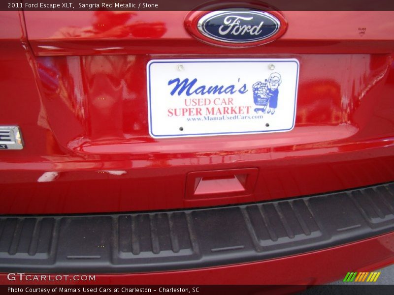 Sangria Red Metallic / Stone 2011 Ford Escape XLT