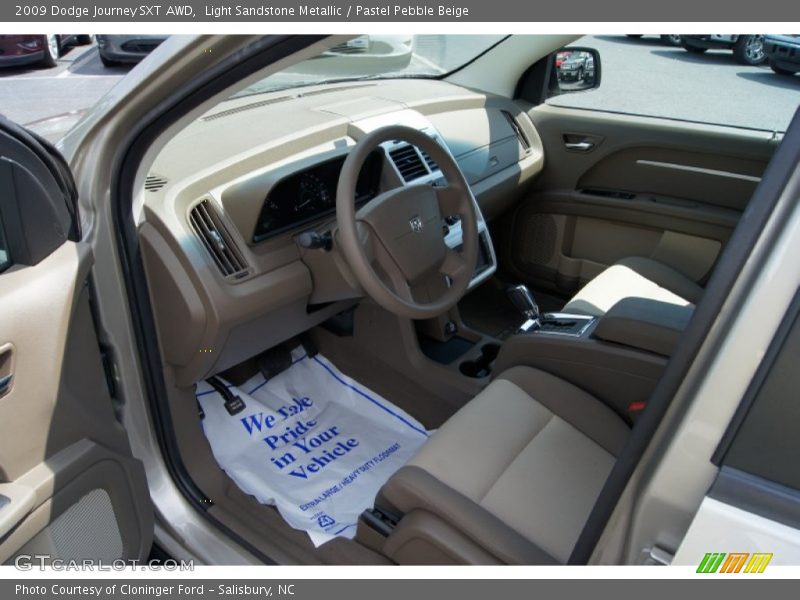 Light Sandstone Metallic / Pastel Pebble Beige 2009 Dodge Journey SXT AWD