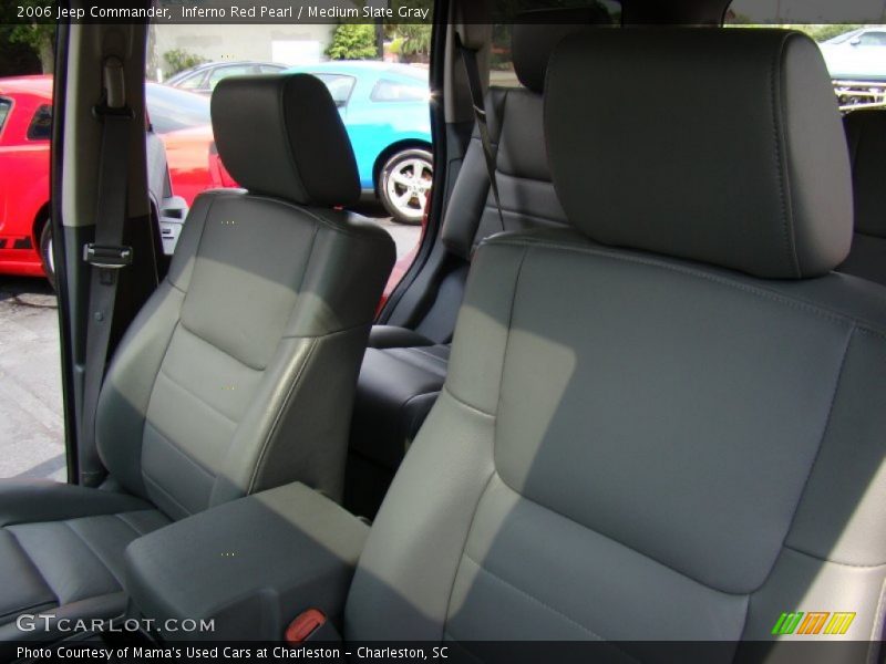 Inferno Red Pearl / Medium Slate Gray 2006 Jeep Commander