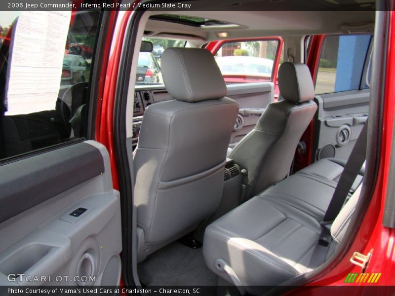 Inferno Red Pearl / Medium Slate Gray 2006 Jeep Commander
