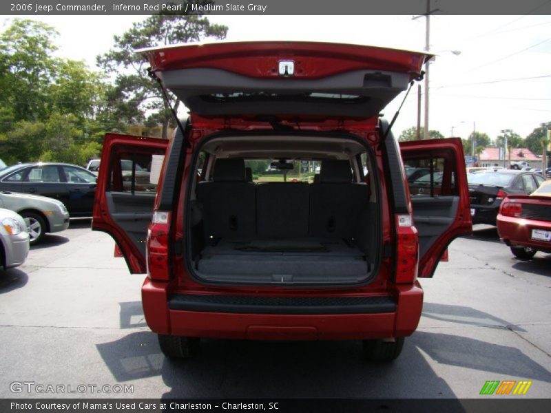 Inferno Red Pearl / Medium Slate Gray 2006 Jeep Commander