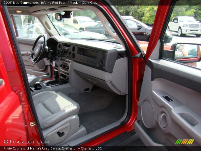 Inferno Red Pearl / Medium Slate Gray 2006 Jeep Commander