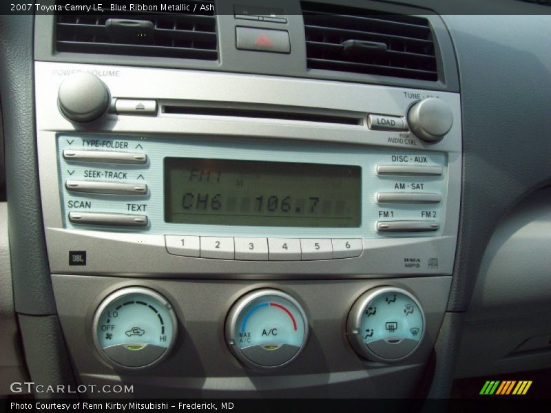 Blue Ribbon Metallic / Ash 2007 Toyota Camry LE