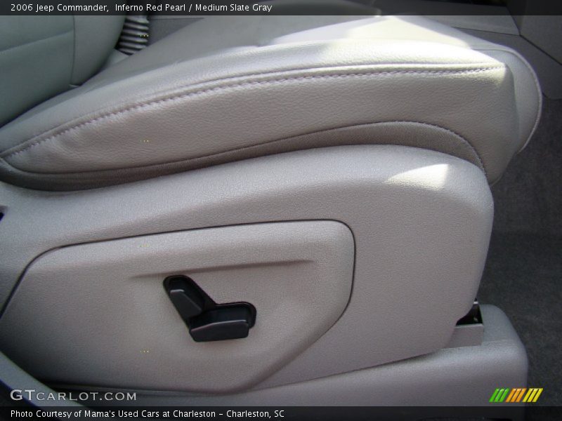 Inferno Red Pearl / Medium Slate Gray 2006 Jeep Commander