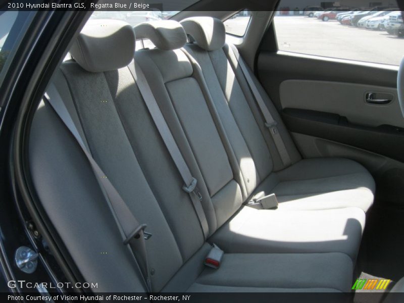 Regatta Blue / Beige 2010 Hyundai Elantra GLS