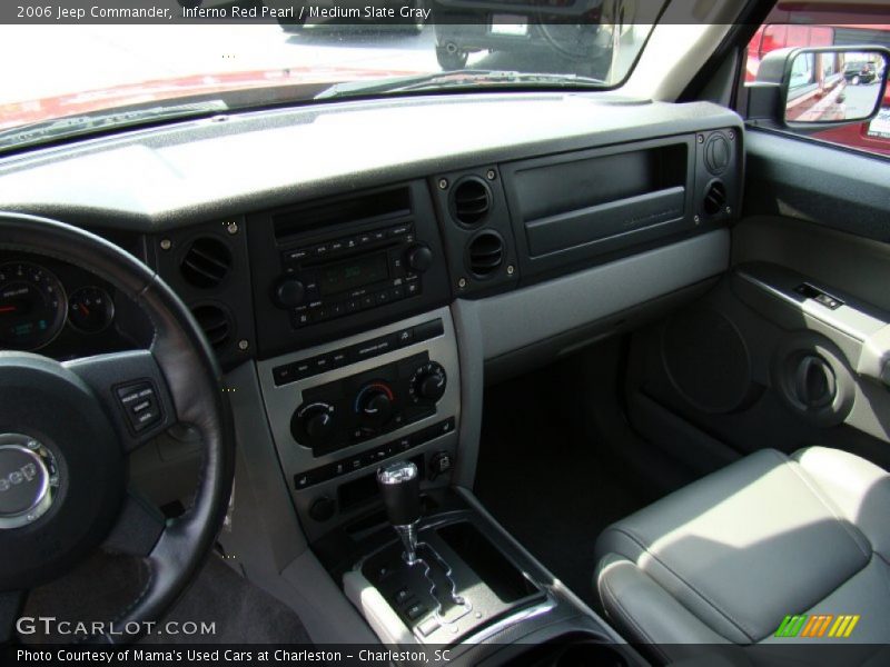 Inferno Red Pearl / Medium Slate Gray 2006 Jeep Commander