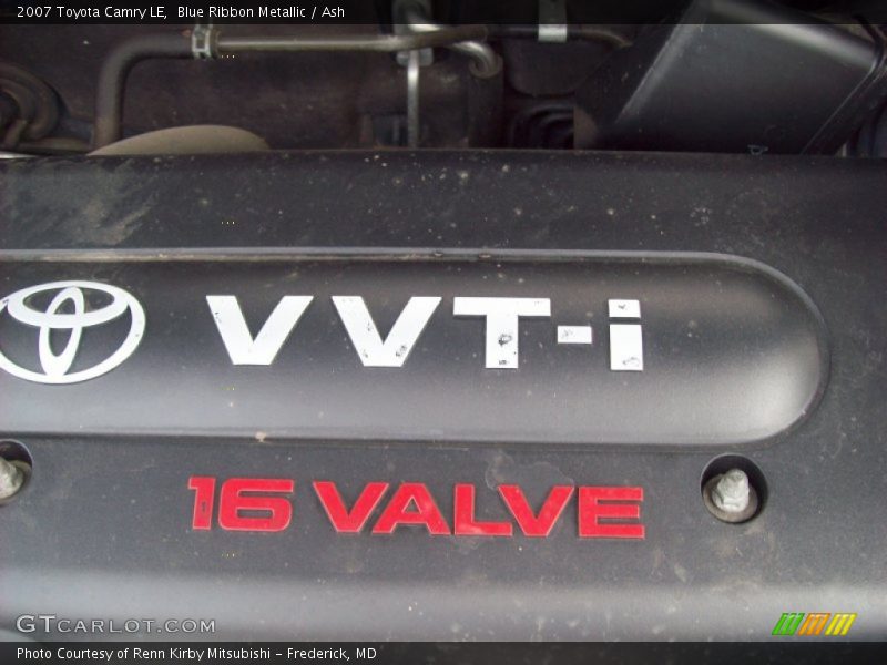 Blue Ribbon Metallic / Ash 2007 Toyota Camry LE