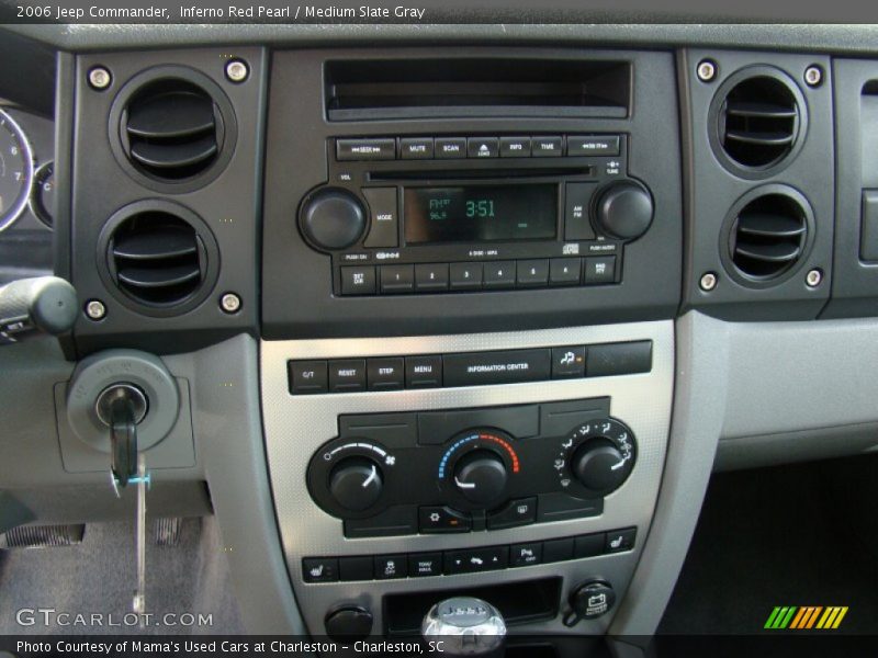 Inferno Red Pearl / Medium Slate Gray 2006 Jeep Commander