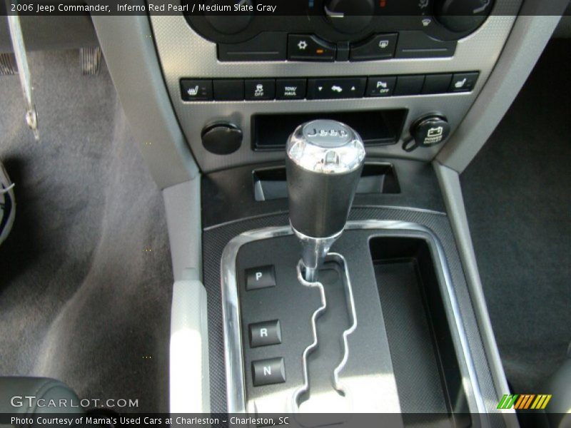 Inferno Red Pearl / Medium Slate Gray 2006 Jeep Commander