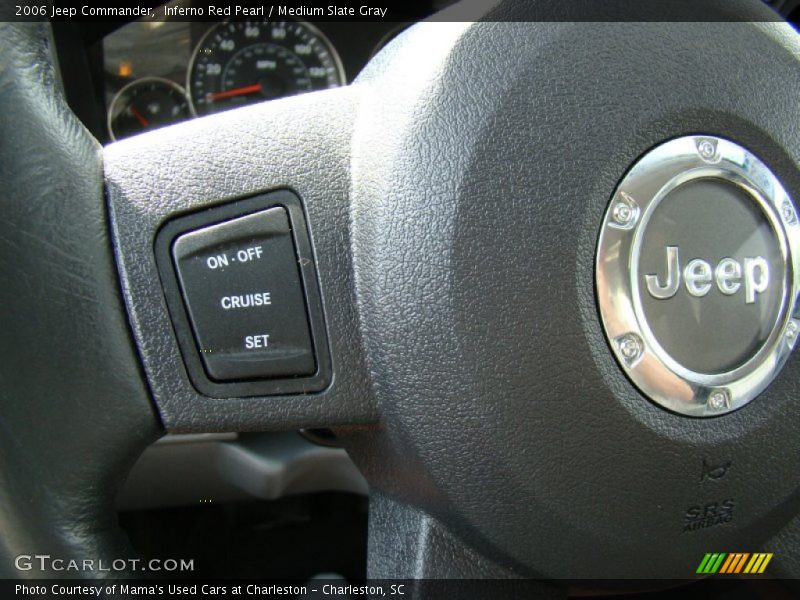Inferno Red Pearl / Medium Slate Gray 2006 Jeep Commander