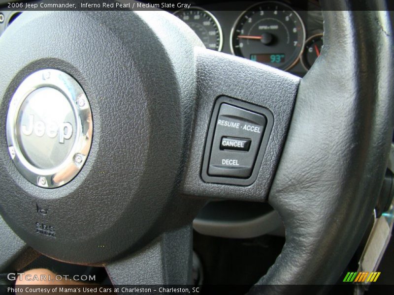 Inferno Red Pearl / Medium Slate Gray 2006 Jeep Commander