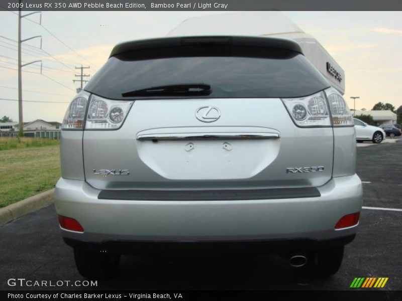 Bamboo Pearl / Light Gray 2009 Lexus RX 350 AWD Pebble Beach Edition