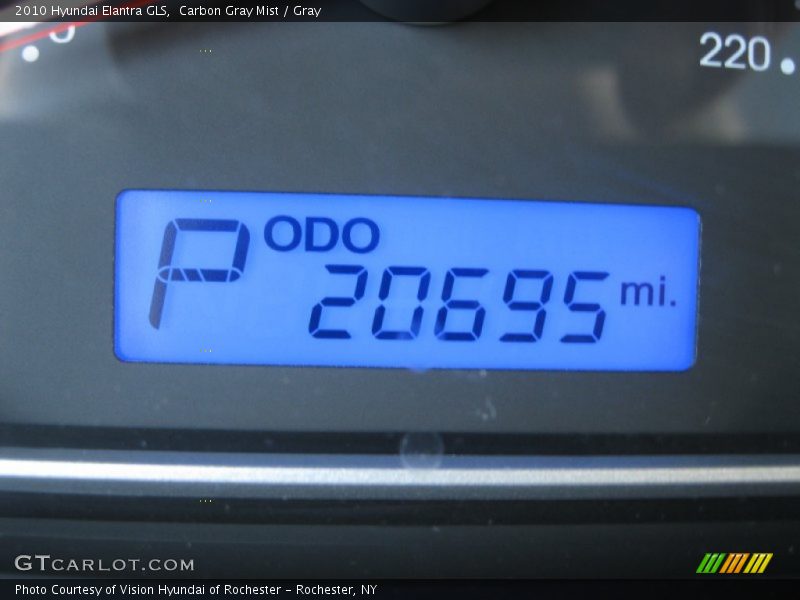 Carbon Gray Mist / Gray 2010 Hyundai Elantra GLS