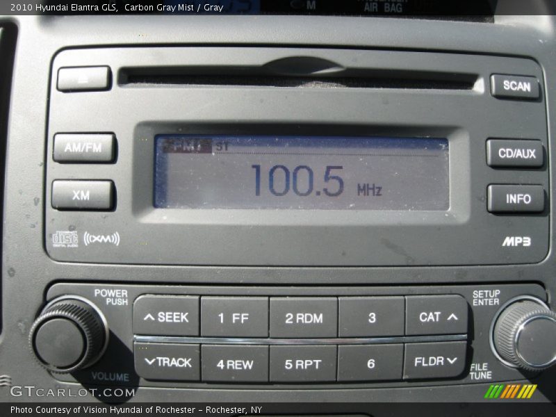 Carbon Gray Mist / Gray 2010 Hyundai Elantra GLS