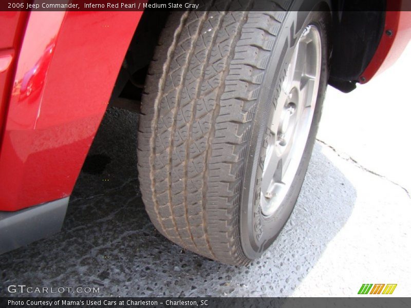 Inferno Red Pearl / Medium Slate Gray 2006 Jeep Commander