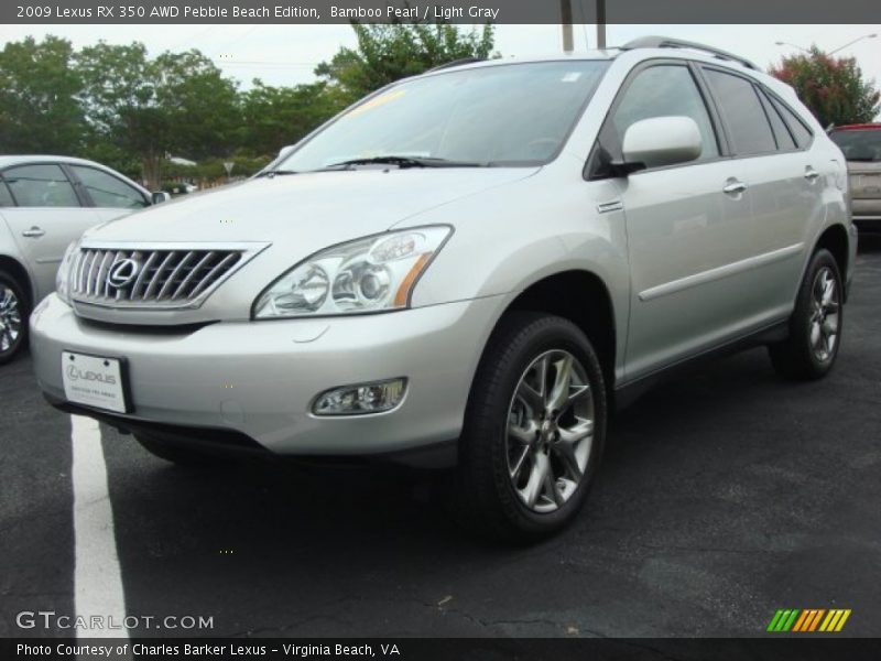 Bamboo Pearl / Light Gray 2009 Lexus RX 350 AWD Pebble Beach Edition