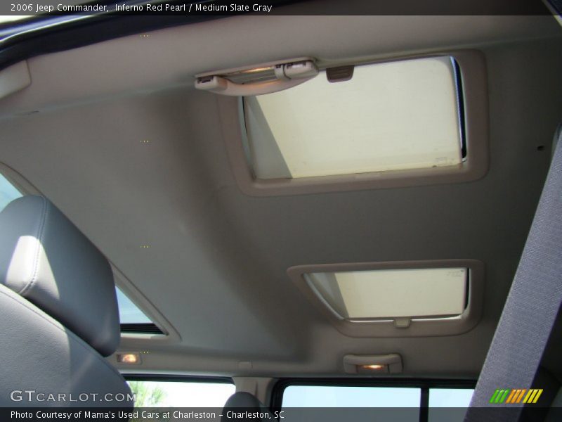 Inferno Red Pearl / Medium Slate Gray 2006 Jeep Commander