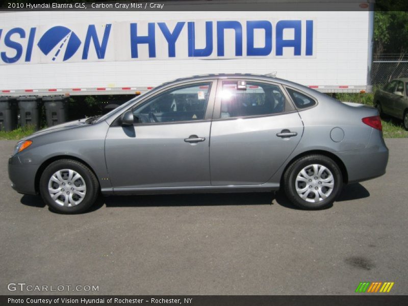 Carbon Gray Mist / Gray 2010 Hyundai Elantra GLS