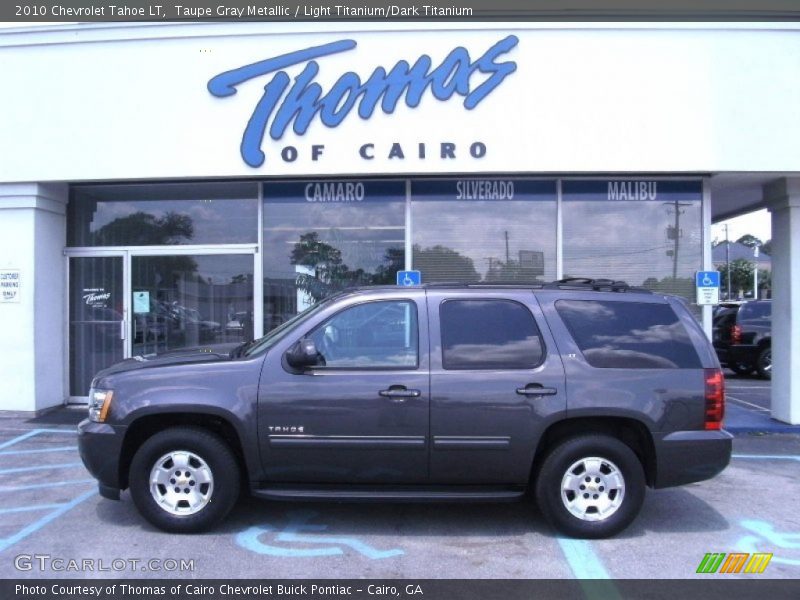 Taupe Gray Metallic / Light Titanium/Dark Titanium 2010 Chevrolet Tahoe LT