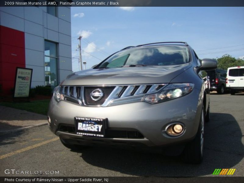 Platinum Graphite Metallic / Black 2009 Nissan Murano LE AWD