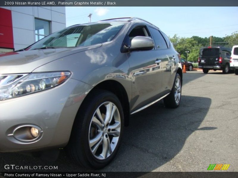 Platinum Graphite Metallic / Black 2009 Nissan Murano LE AWD