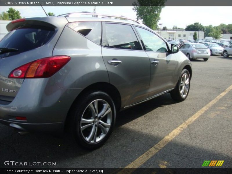 Platinum Graphite Metallic / Black 2009 Nissan Murano LE AWD