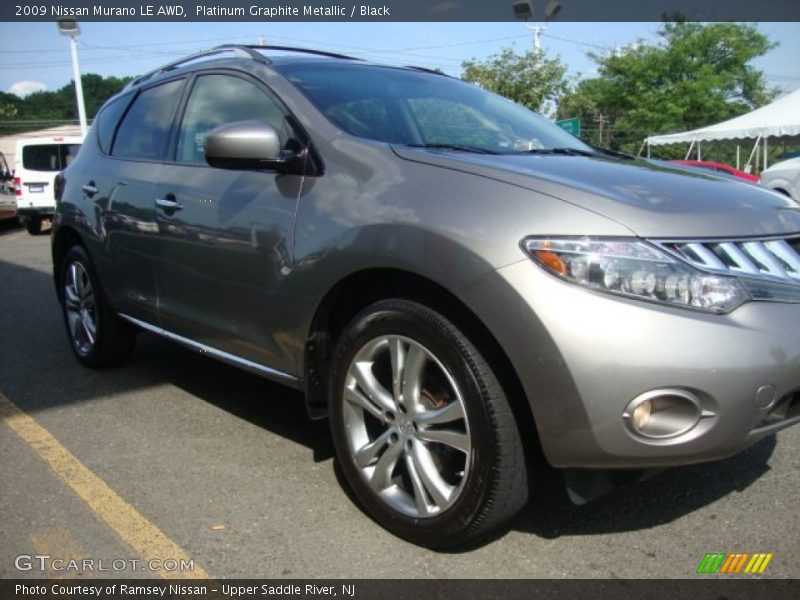 Platinum Graphite Metallic / Black 2009 Nissan Murano LE AWD