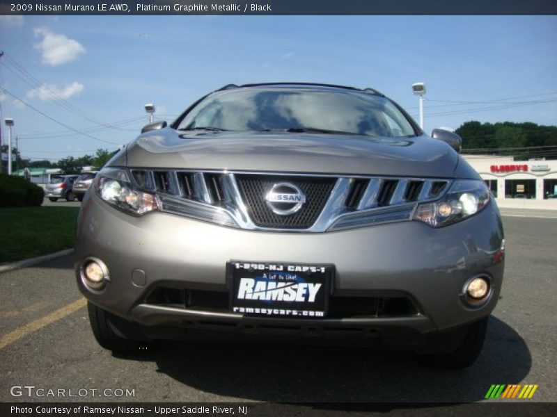 Platinum Graphite Metallic / Black 2009 Nissan Murano LE AWD