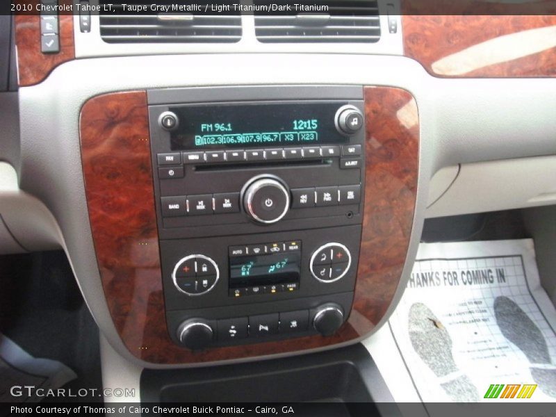 Taupe Gray Metallic / Light Titanium/Dark Titanium 2010 Chevrolet Tahoe LT