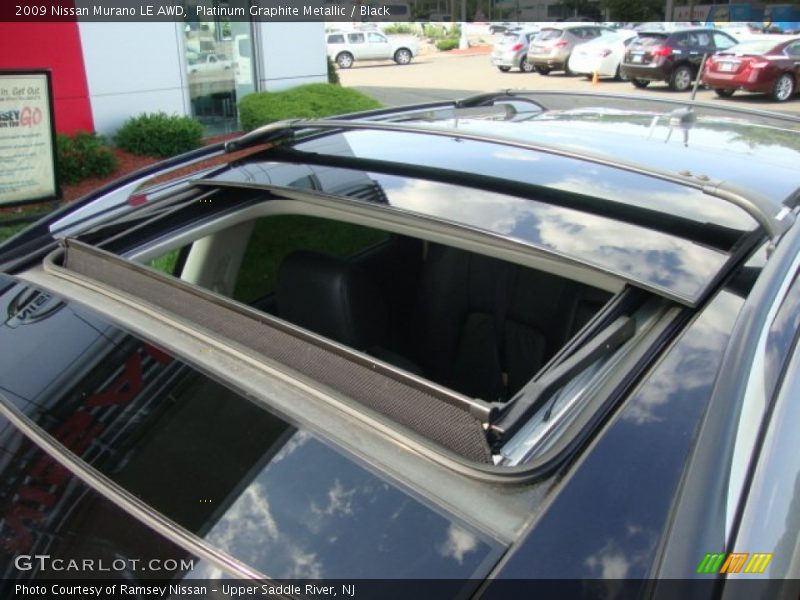 Platinum Graphite Metallic / Black 2009 Nissan Murano LE AWD