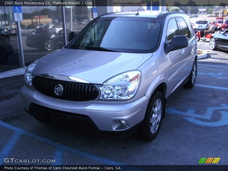 Platinum Metallic / Gray 2007 Buick Rendezvous CX