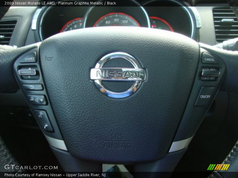 Platinum Graphite Metallic / Black 2009 Nissan Murano LE AWD