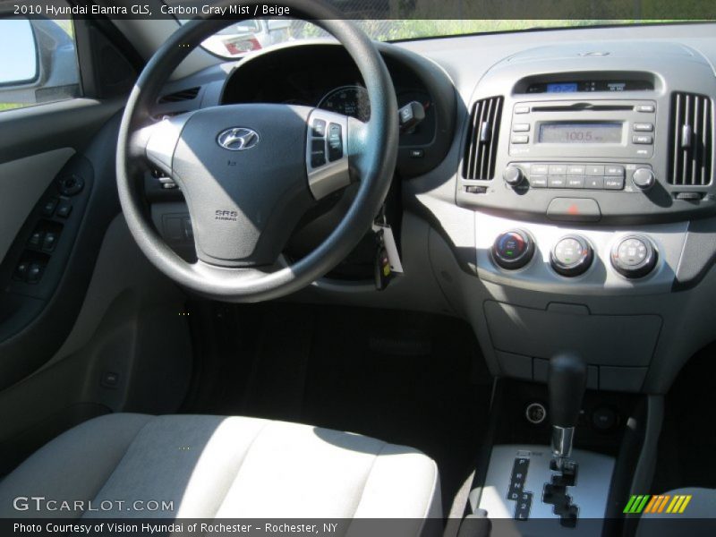 Carbon Gray Mist / Beige 2010 Hyundai Elantra GLS
