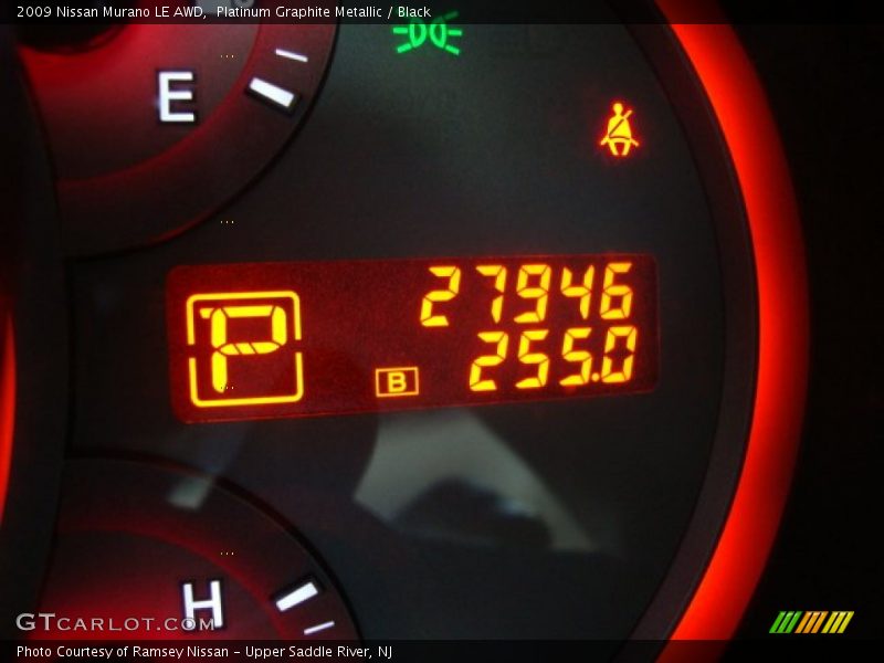 Platinum Graphite Metallic / Black 2009 Nissan Murano LE AWD