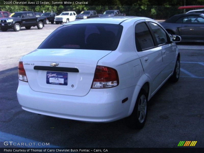 Summit White / Charcoal 2006 Chevrolet Aveo LS Sedan
