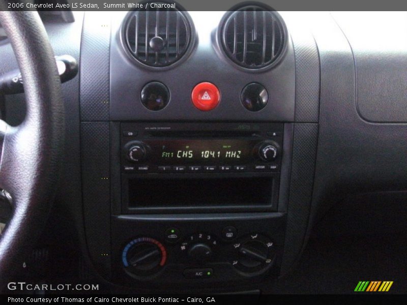Summit White / Charcoal 2006 Chevrolet Aveo LS Sedan