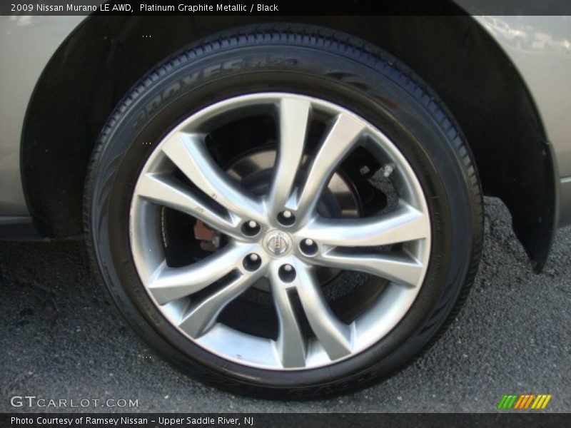 Platinum Graphite Metallic / Black 2009 Nissan Murano LE AWD
